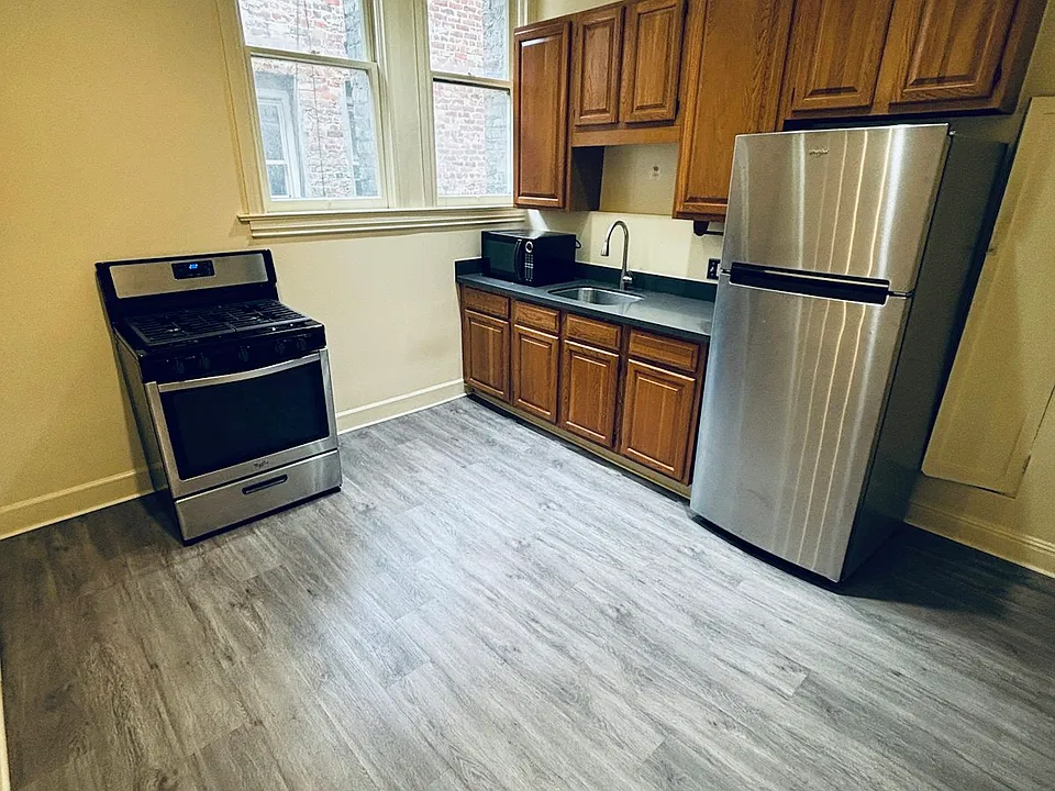 huge kitchen separate from living room