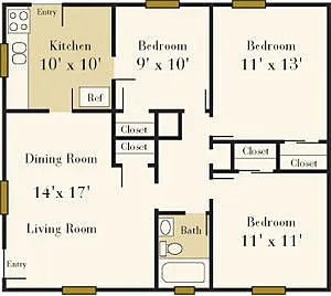 Floor plan Duplex C