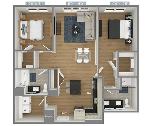 Floor plan B4-1154