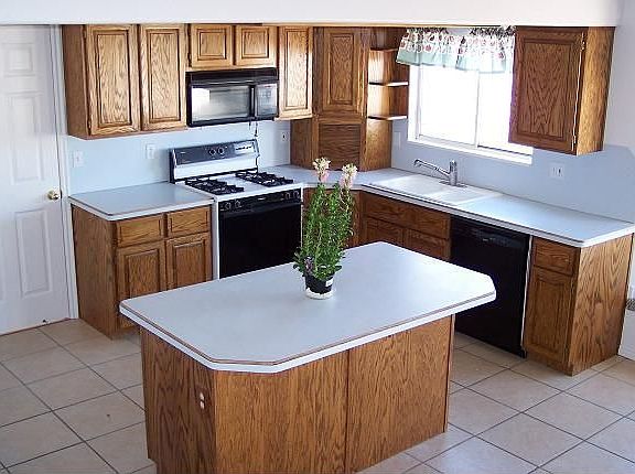 Large kitchen with island
