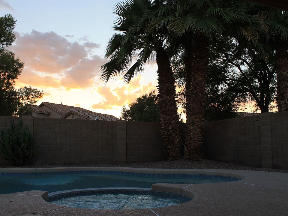 Soaking in the spa sunset
