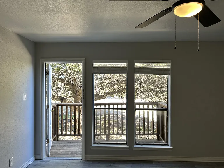 Lets go out to the balcony.