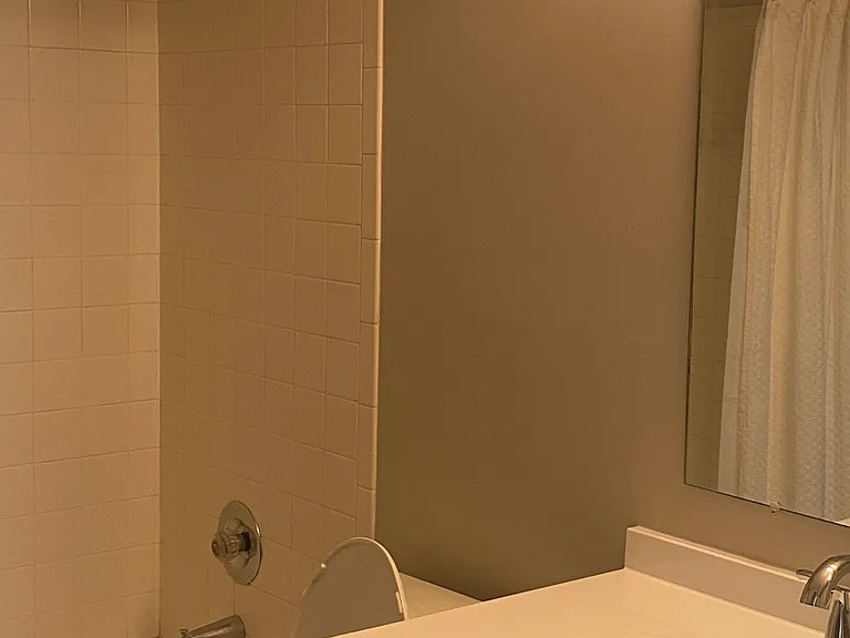 Hallway bathroom