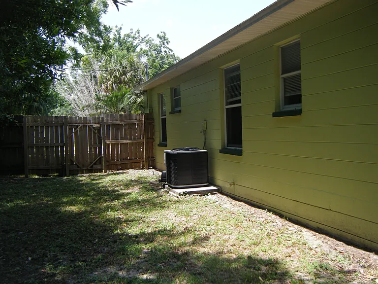 Right Side with an air conditioner