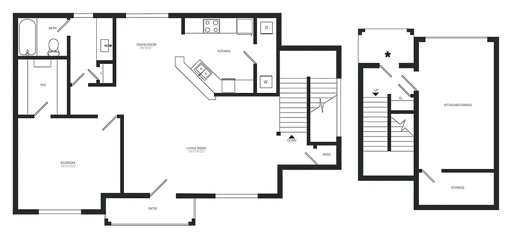 Floor plan The Maple