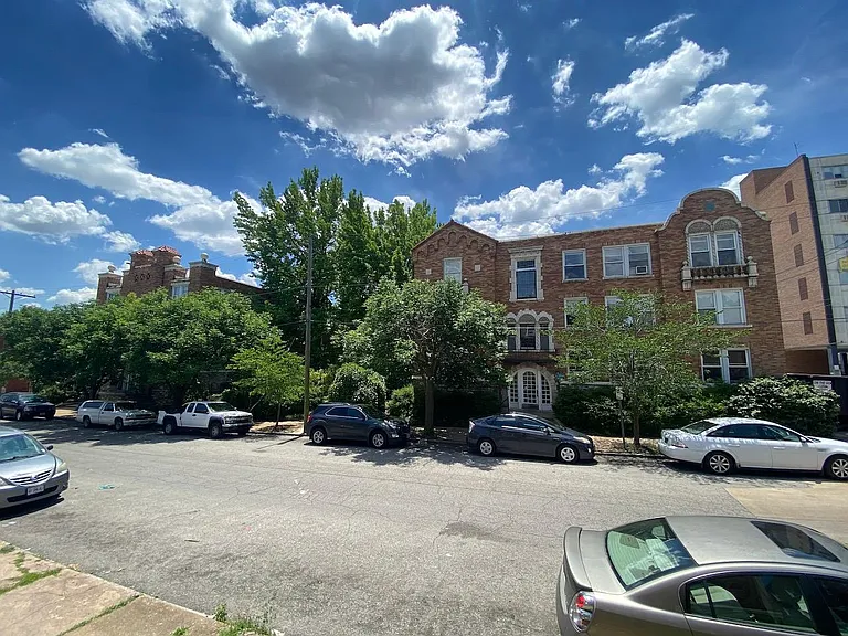 The Sevilla Court, at 3500-10 Miami Street, in St. Louis' Gravois Park neighborhood.