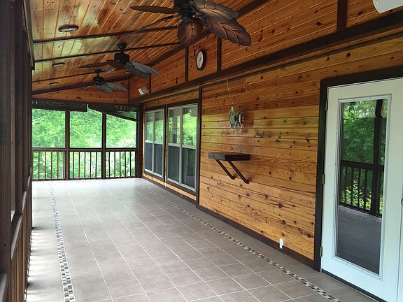 Screened in Patio is large! Like an outdoor living room!