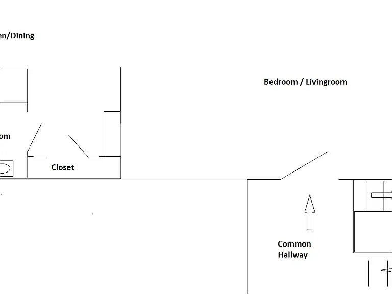 Basic floorplan for illustration purposes only...