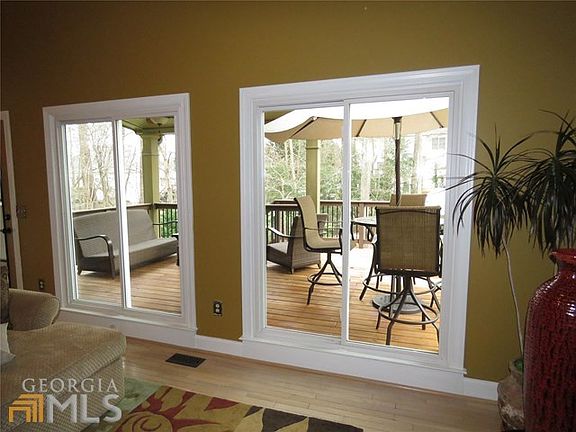 View of covered deck