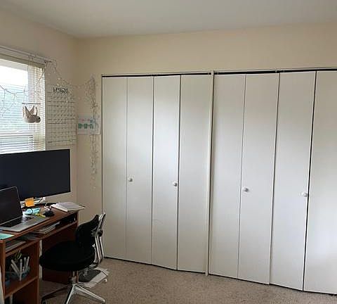 Large closets in bedrooms
