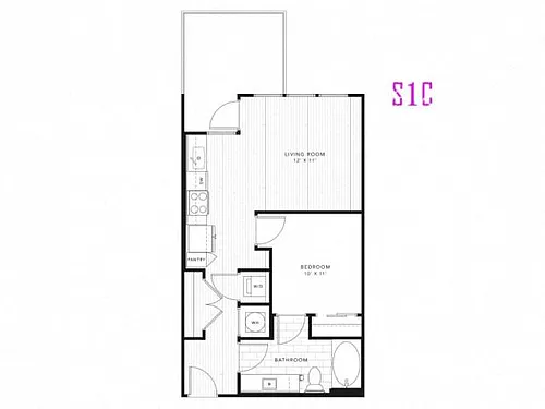 Floor plan S1C
