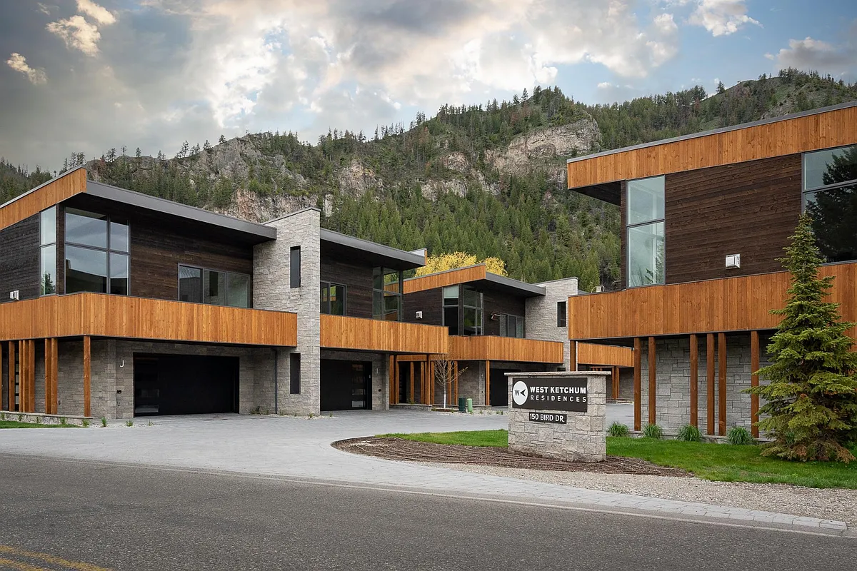 WK Residences Entrance... newly built luxury Townhomes - 150 Bird Dr #H