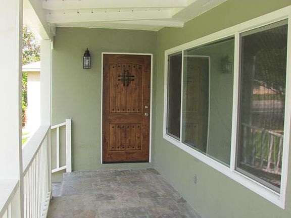 Front Porch & Custom Door