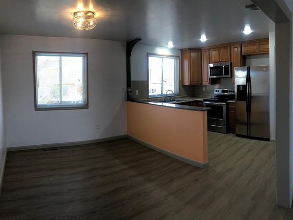 Kitchen and dining room.