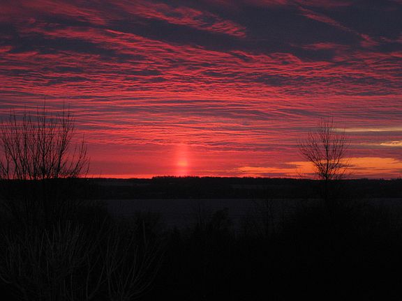 sunrise over SenecaLake