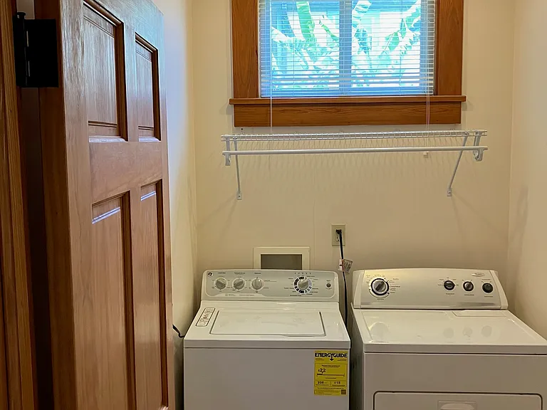 Separate laundry room
