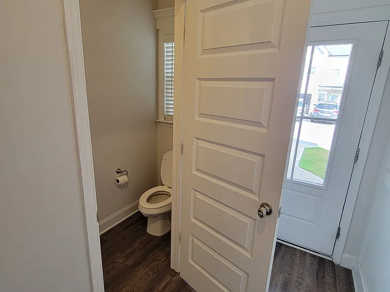 Powder room near front entrance
