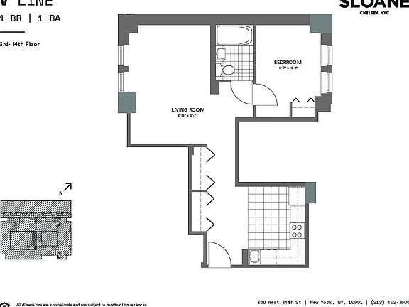 2nd image of 360 W 34th St APT 6V