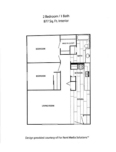 Floor plan 2 Bedroom