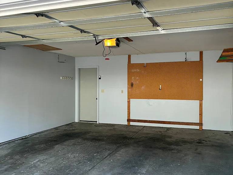 Two car attached garage