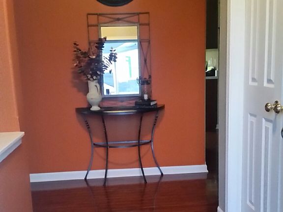 Entry-cherry hardwood floors