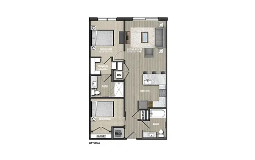 Floor plan B1 - Honeysuckle