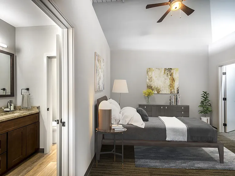 Bedroom With Bathroom Attached