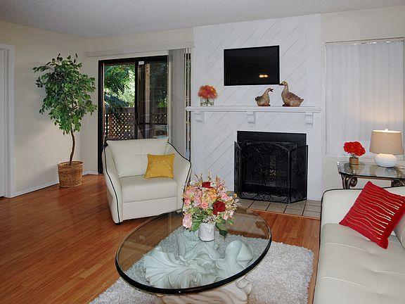 Living room when staged