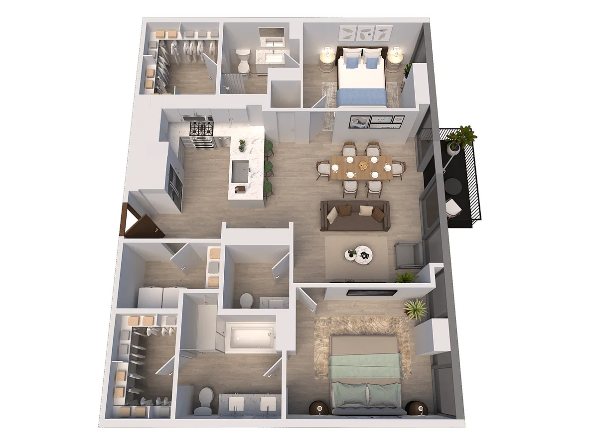 Floor plan B23C