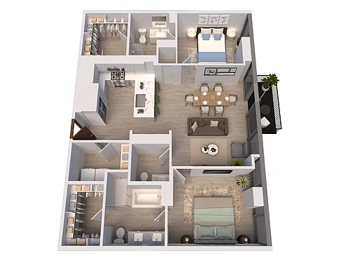 Floor plan B23C