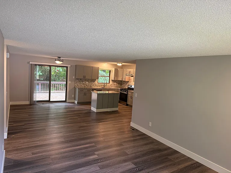 Renovated living and dining space