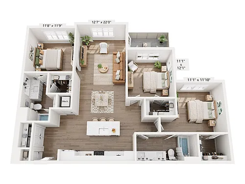 Floor plan C1