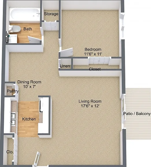 Hawthorne Club Apartments — Photo 11
