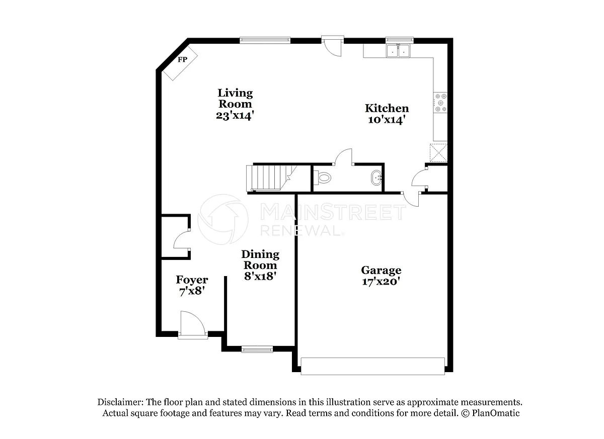 Floor Plan - 3053 W Meadowbend Ln