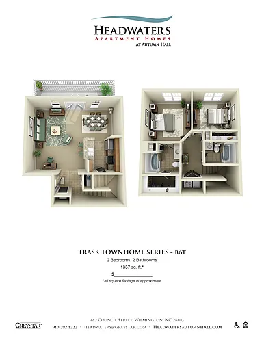 Floor plan 2 Bedroom 2 Bath