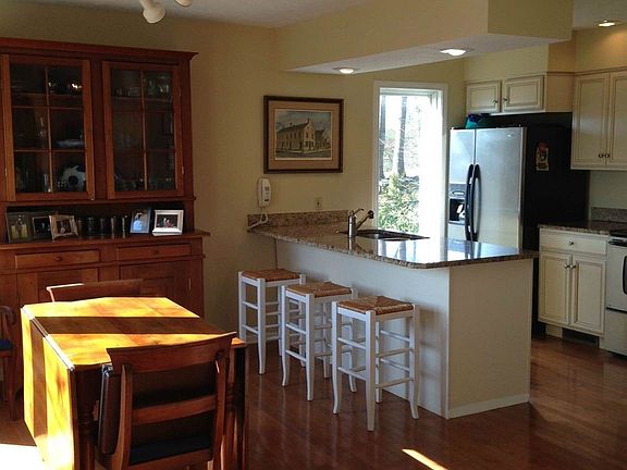 Dining open to kitchen