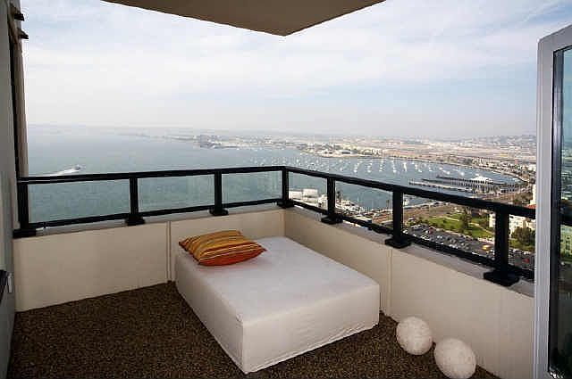 Balcony views to the Bay