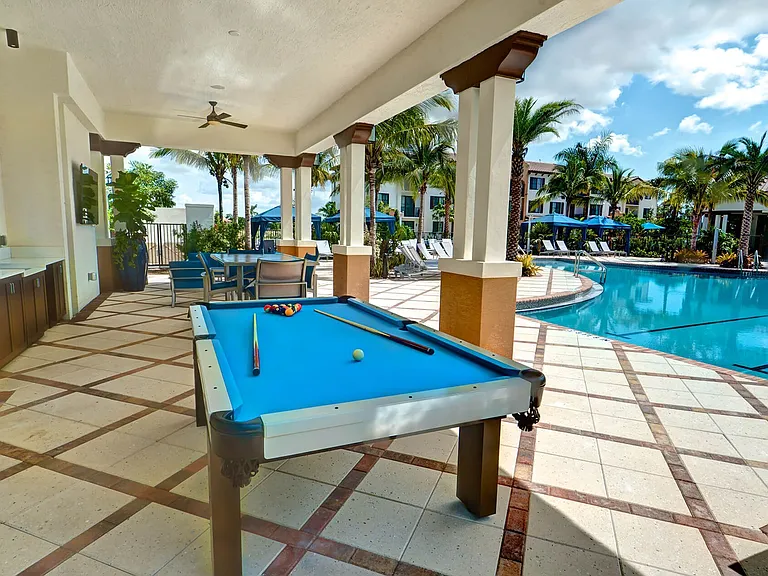 Poolside Billiards Table