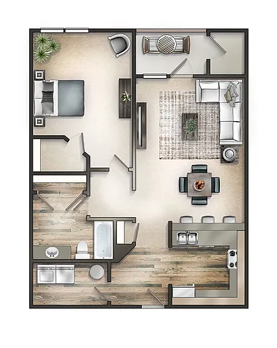 Floor plan The Glens