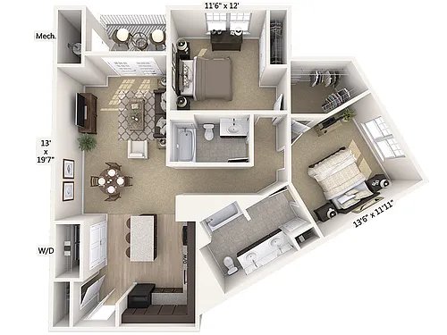 Floor plan B8
