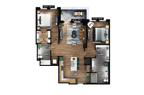Floor plan B2-B Acc