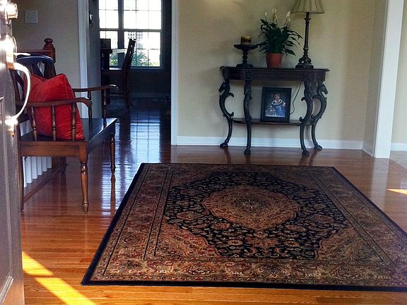 Grand two-story entry