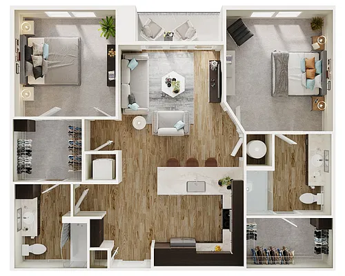 Floor plan B1