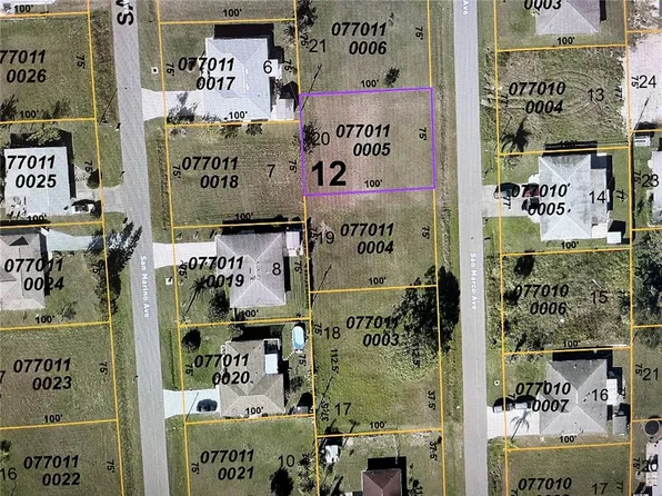 LOT 20 San Marco Ave Lot 20, North Pt, FL 34287