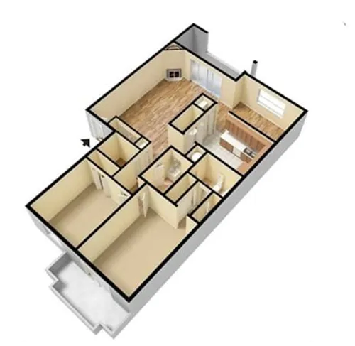 Floor plan 2X2E
