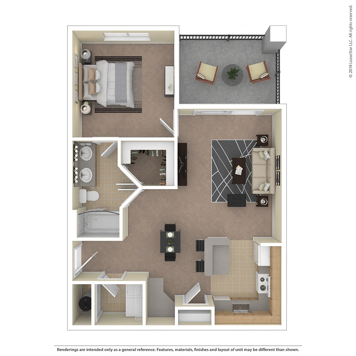 Floor plan Palm Patio