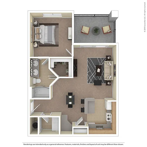Floor plan Palm Patio
