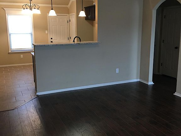 Living area with new floors
