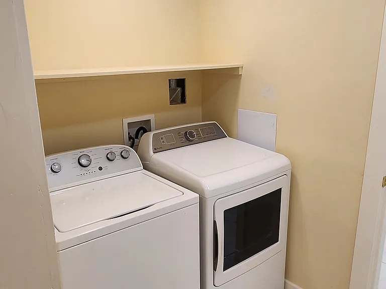 Laundry room off the back hall