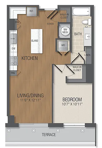 Floor plan A2C
